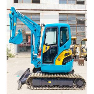 Made in Japan Original Design 3 Ton Kubota Mini Excavator U30 with U30 Rubber
