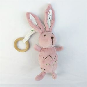 ODM OEM Wholesale Stuffed Animal Baby Rattle Soft Cute Unicorn Educational