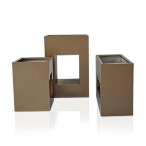 Ss304 Large Stainless Steel Trough Planter For Landscape