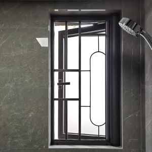 Insect Resistant Aluminum Alloy Fiberglass Retractable Screen Door For Home