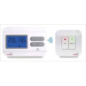 Wall Mount Electric Boiler Thermostat With Emergency Heat Setting
