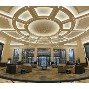 Luxury Hotel Ballroom Entryway Chandelier Customized