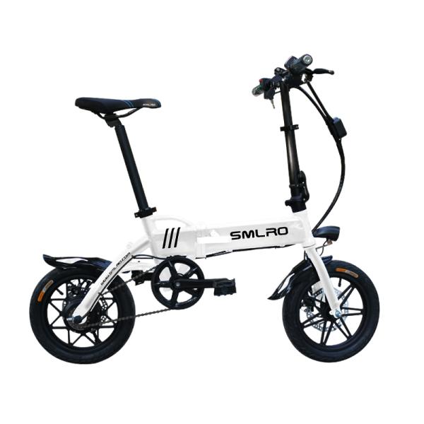 120KG Max Load 14 Inch Folding Electric Bike , 350W Folding Mini Electric Bike