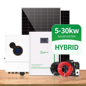 Quality 600W Hybrid Solar System Kit 3 Phase Solar Generator With Panel Completed Set for sale