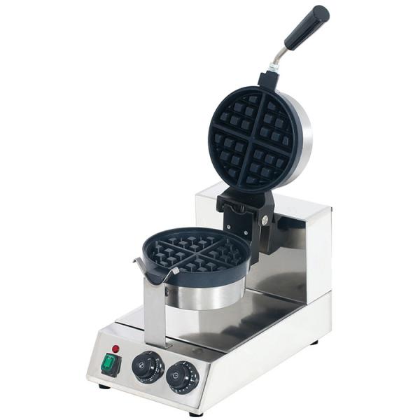 Electric Waffle Maker with Interchangeable Sandwich Plate Variety and Rotating