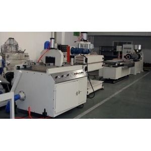 Wpc Plastic Profile Extrusion Line , Double Screw Pvc Profile Production Line
