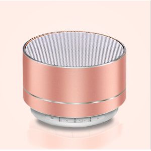 Promotional Mini wireless bluetooth speaker 70*46mm Metal logo customized