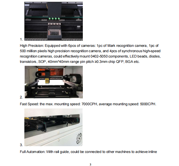 High Quality Desktop Automatic SMT P&P Machine