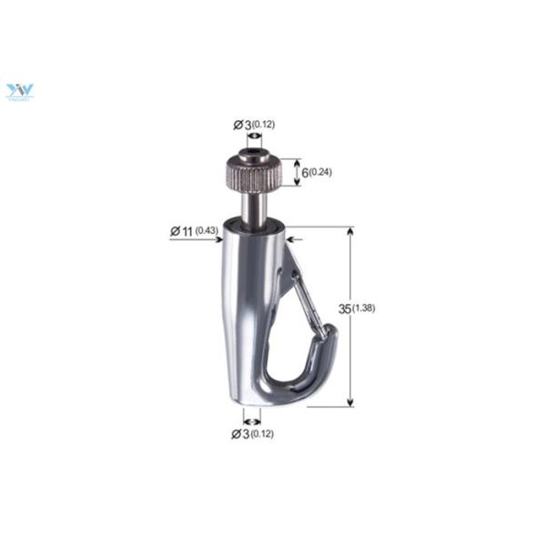 Buy Safety Self - Gripping Hook Zinc Alloy Adjustable Cable Gripper Hanger at wholesale prices
