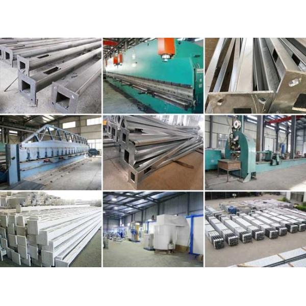 Street Light Pole Foundation , Tower Foundation Wind Hybrid System 3-10mm Thickness