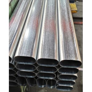 Erw Elliptical Mild Steel Flat Sided Oval Tube
