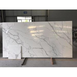 Quartz Solid Surface Stone White Kitchen Countertops