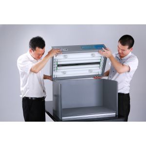 4 Light Sources Colour Assessment Cabinet Light Booth With D65 Light Bulbs