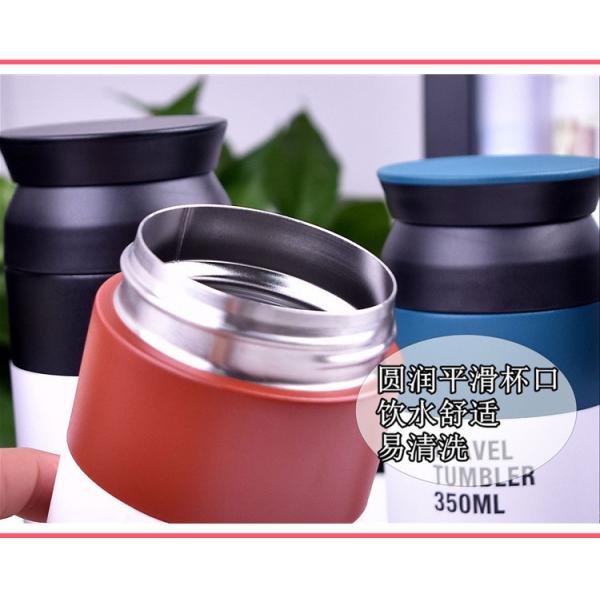 Cute Japanese Style Kinto Tumbler Mug Reusable Insulated Stainless Steel Travel Coffee Water Bottle Handle Vacuum Flask Thermos