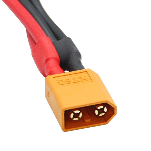 14AWG XT60 1 Male to 2 Female Y Splitter Extension Cable for RC Lipo Battery