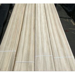 Quarter Zebrano Sliced Veneer Zebrano Natural Wood Veneers for Furniture Doors