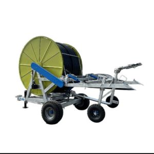 China Agricultural Irrigation System Reel Sprinkler With Turbine Pump on sale