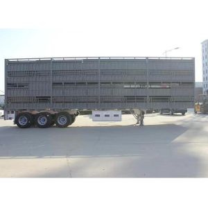 Customized Semi-Trailer Livestock Transport Truck Trailers for Bulk Cargo