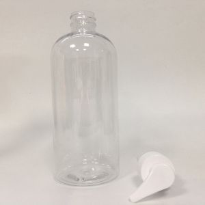 Recyclable Round PET Lotion Bottle With Pump Dispenser