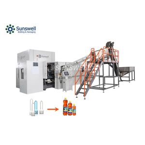 12000bph Servo Stretch Blow Molding Machine PET Bottle Six Cavity Rotary