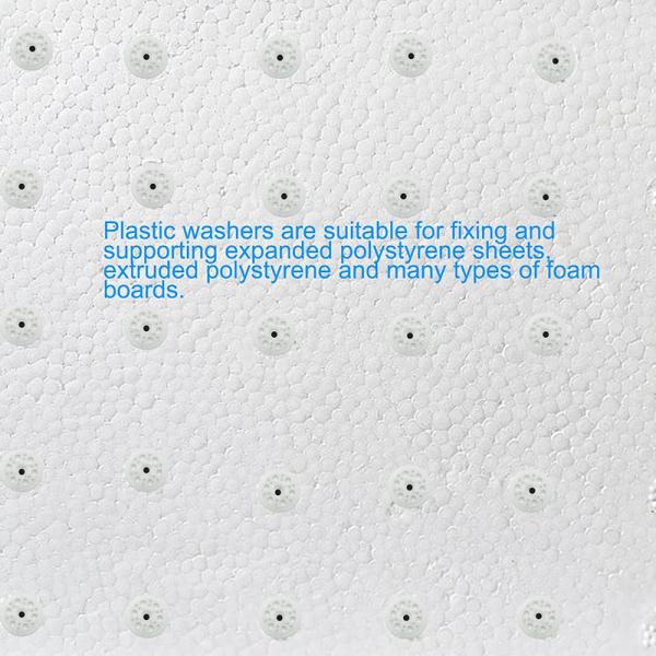 Excellent UV Resistance Insulation Nail Washer For Tensile Strength 10 MPa