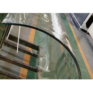 3mm Hot Bent Strengthed Fully Tempered Glass Panels Safety Edge
