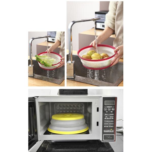 8.2" Collapsible Microwave Food Cover