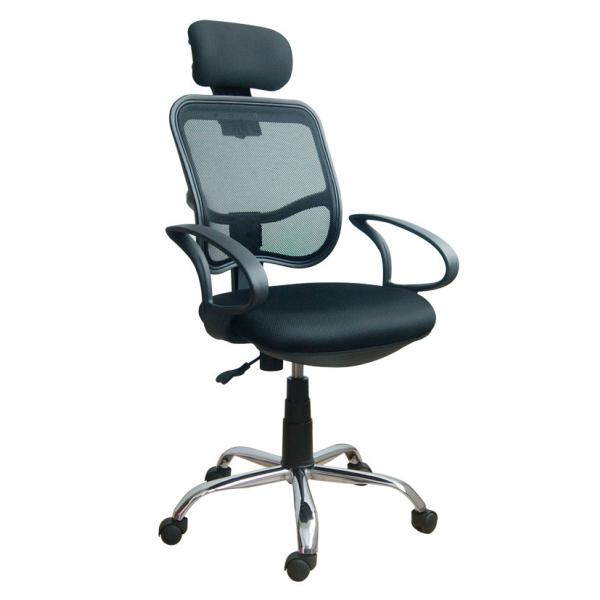 Buy Durable Adjustable Home Office Computer Chair With Headrest / Mesh Back at wholesale prices