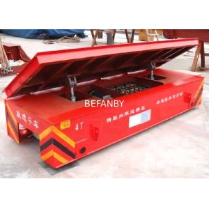 Dumping Platform Industrial Material Carts , Simple Structure Lifting Table