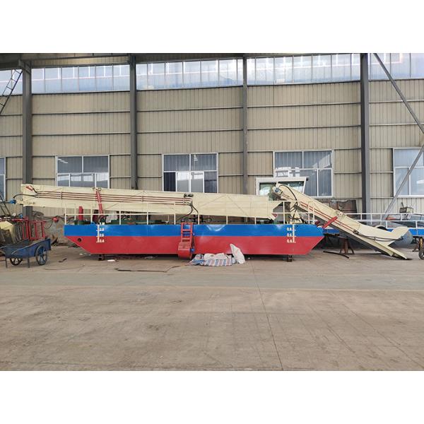 YSAPH10 Aquatic Plant Harvester 10m3 With 2Section Rod Design For Water Grass Cutting Reed Harvester