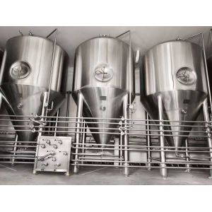 304 Conical Beer Fermentation Tank CKT CCT Cooling Jacket Unitank