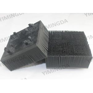Black color Nylon Brush 99*99*39mm Auto Cutter Bristle For Investronica Cutter