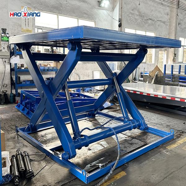 Buy Unmovable Hydraulic Scissor Lift Vertical Electric Hydraulic Table Lift at wholesale prices