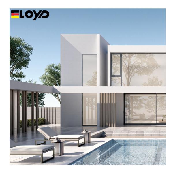 Scandinavian Design Style Aluminum Casement Window Replacement With Double