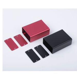 Quality Durable Customizable Aluminum Case For Modular Enclosure Width 44*23*60mm in Red for sale