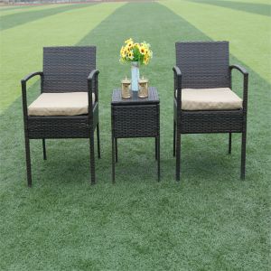 All Weather Rattan Bistro Set Patio Table Patio Table And Chair Outdoor