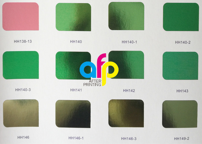 640mm * 120m Colorful Stamping Foils , Gold Stamping Foil For Soft / Hard Plastic