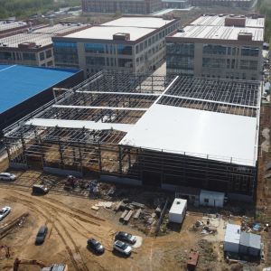 Q355B Prefab Steel Industrial Building Frame Structure