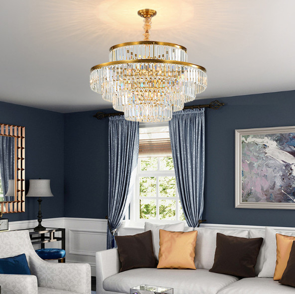 Buy JYLIGHTING Modern Simple Light Luxury Living Room Corridor Box Restaurant Bedroom Crystal Pendant Light at wholesale prices