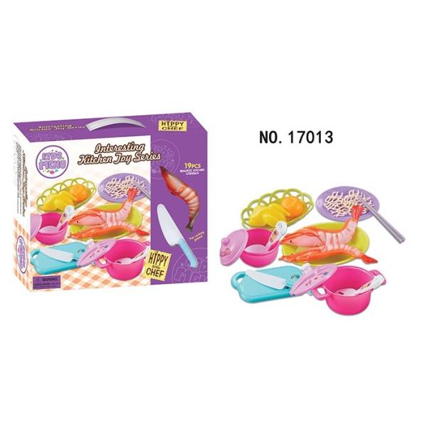 Buy Educational Role Play Childrens Toy Kitchen Sets For Food Cooking Non Toxic at wholesale prices