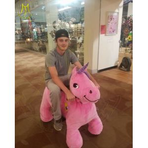 Hansel indoor amusement park games plush animal electric scooter for shopping