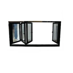 Folding Glass Windows Customization Option Level 9 Wind Pressure Resistance