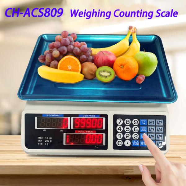 Stainless Steel ABS Plastic 40KG 30KG High Accuracy Digital Electronic Supermarket Household Kitchen Food Weighing Counting Scale