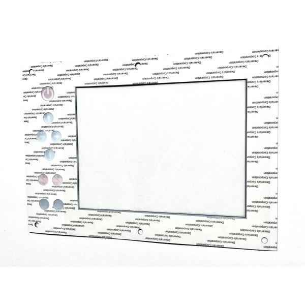 Embossing Tactile Dome Membrane Graphic Overlay For Internet Touch Screen