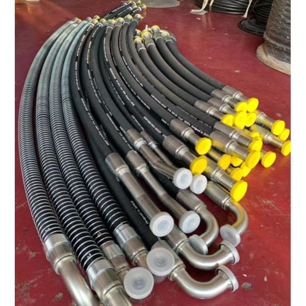 1.8m 4 Layers Hydraulic Oil Pipe HY75 HY68 High Pressure Oil Pipe