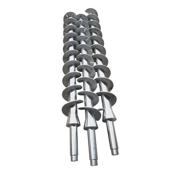2025 Custom Auger Stainless Steel Feedscrew Factory Barrel Worm Harden Steel Feed Screw