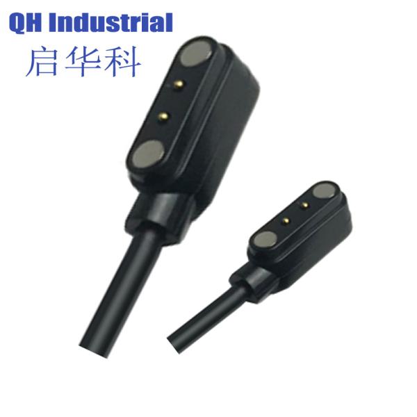 2Pin 4.0mm Non-Standard Smartphone Double Head Pin Cap Pogo Pin Magnetic Pogo Pin Charger Connector