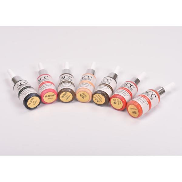 12ML / Bottle Color Tattoo Pigments For Electric Tattoo Pen OEM / ODM