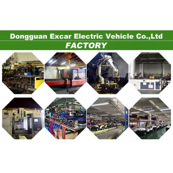 4 Seats 48V Electric Golf Cart with Rear Storage Box