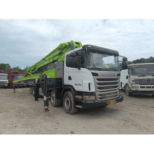 Zoomlion 63m on Scania Used and Green for Environmentally-Friendly Construction